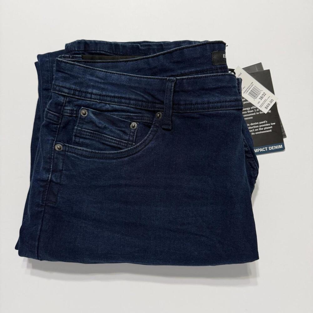 Kenneth Cole New York Mens Jeans 38/32 Kasper Casual Tapered Fit Stretch Denim